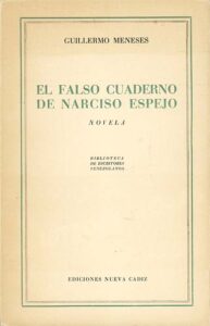 El falso cuaderno de narcizo espejo